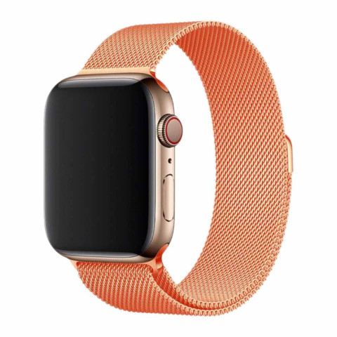 Ремешок на Apple watch 38/40/41mm Milanese Loop Band Peach